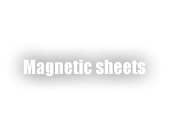 Magnetic sheets